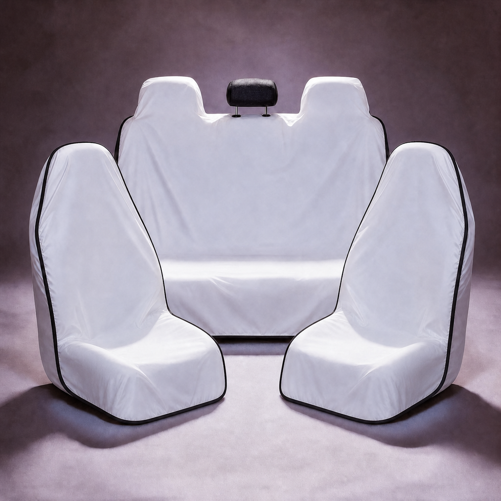 Seat cover set  / White